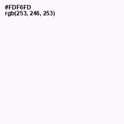 #FDF6FD - White Lilac Color Image