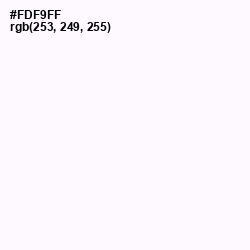 #FDF9FF - White Pointer Color Image