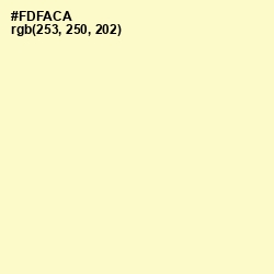 #FDFACA - Lemon Chiffon Color Image