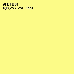 #FDFB88 - Dolly Color Image