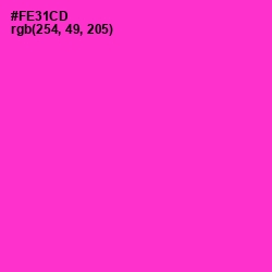 #FE31CD - Razzle Dazzle Rose Color Image