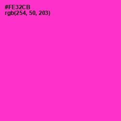 #FE32CB - Razzle Dazzle Rose Color Image