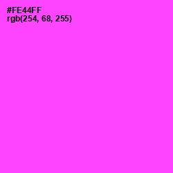 #FE44FF - Pink Flamingo Color Image