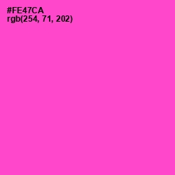 #FE47CA - Orchid Color Image
