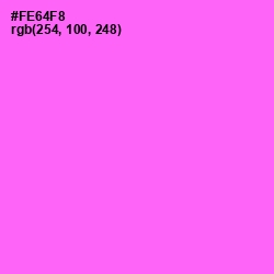 #FE64F8 - Pink Flamingo Color Image