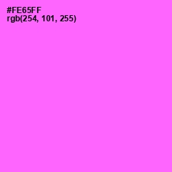 #FE65FF - Pink Flamingo Color Image