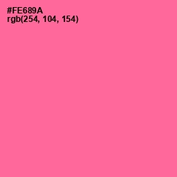 #FE689A - Froly Color Image