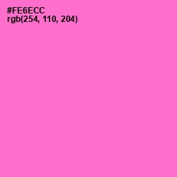 #FE6ECC - Orchid Color Image