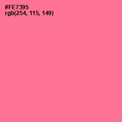 #FE7395 - Froly Color Image