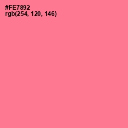 #FE7892 - Froly Color Image