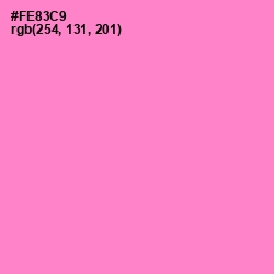 #FE83C9 - Shocking Color Image