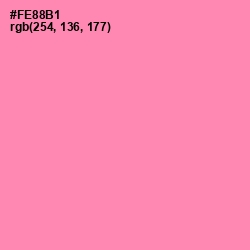 #FE88B1 - Tickle Me Pink Color Image
