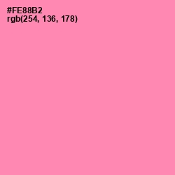 #FE88B2 - Tickle Me Pink Color Image