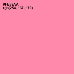 #FE89AA - Tickle Me Pink Color Image