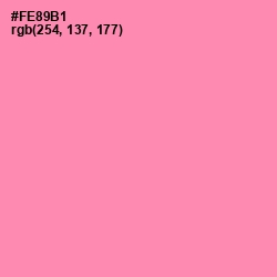 #FE89B1 - Tickle Me Pink Color Image