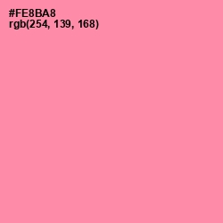 #FE8BA8 - Tickle Me Pink Color Image