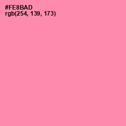 #FE8BAD - Tickle Me Pink Color Image