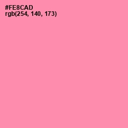 #FE8CAD - Tickle Me Pink Color Image