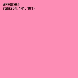 #FE8DB5 - Pink Salmon Color Image