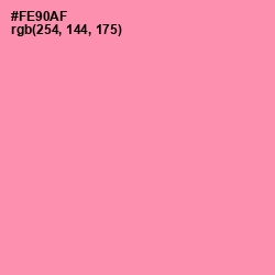 #FE90AF - Pink Salmon Color Image
