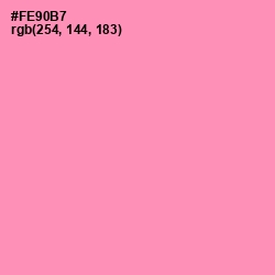 #FE90B7 - Pink Salmon Color Image