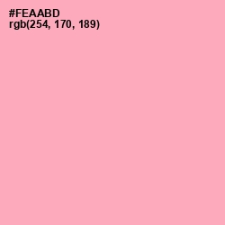 #FEAABD - Sundown Color Image
