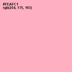 #FEAFC1 - Carnation Pink Color Image