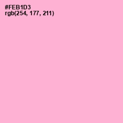 #FEB1D3 - Cotton Candy Color Image