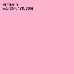 #FEB2CD - Lavender Pink Color Image
