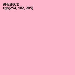 #FEB6CD - Cotton Candy Color Image