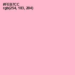 #FEB7CC - Cotton Candy Color Image