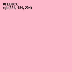 #FEB8CC - Cotton Candy Color Image