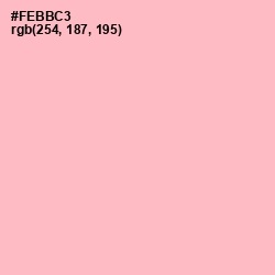 #FEBBC3 - Cotton Candy Color Image