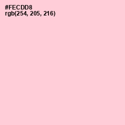 #FECDD8 - Azalea Color Image