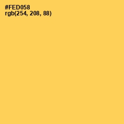 #FED058 - Dandelion Color Image