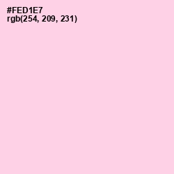 #FED1E7 - Pig Pink Color Image