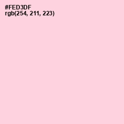 #FED3DF - Pastel Pink Color Image