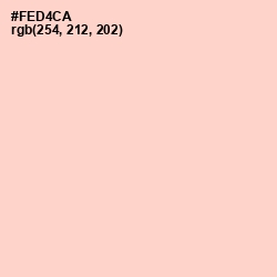 #FED4CA - Tuft Bush Color Image