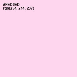 #FED6ED - Cherub Color Image