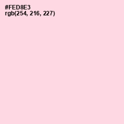 #FED8E3 - Pig Pink Color Image