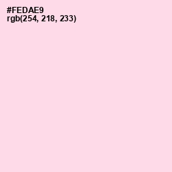 #FEDAE9 - Cherub Color Image
