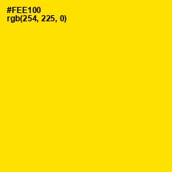 #FEE100 - Turbo Color Image