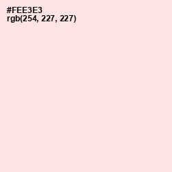 #FEE3E3 - Pot Pourri Color Image