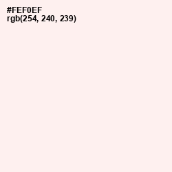 #FEF0EF - Forget Me Not Color Image