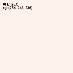 #FEF2EC - Bridesmaid Color Image