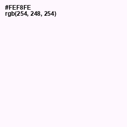 #FEF8FE - White Pointer Color Image