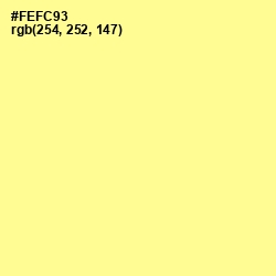 #FEFC93 - Witch Haze Color Image