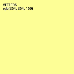 #FEFE96 - Pale Canary Color Image