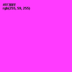 #FF3BFF - Razzle Dazzle Rose Color Image