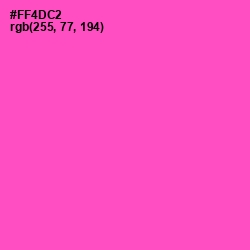 #FF4DC2 - Orchid Color Image